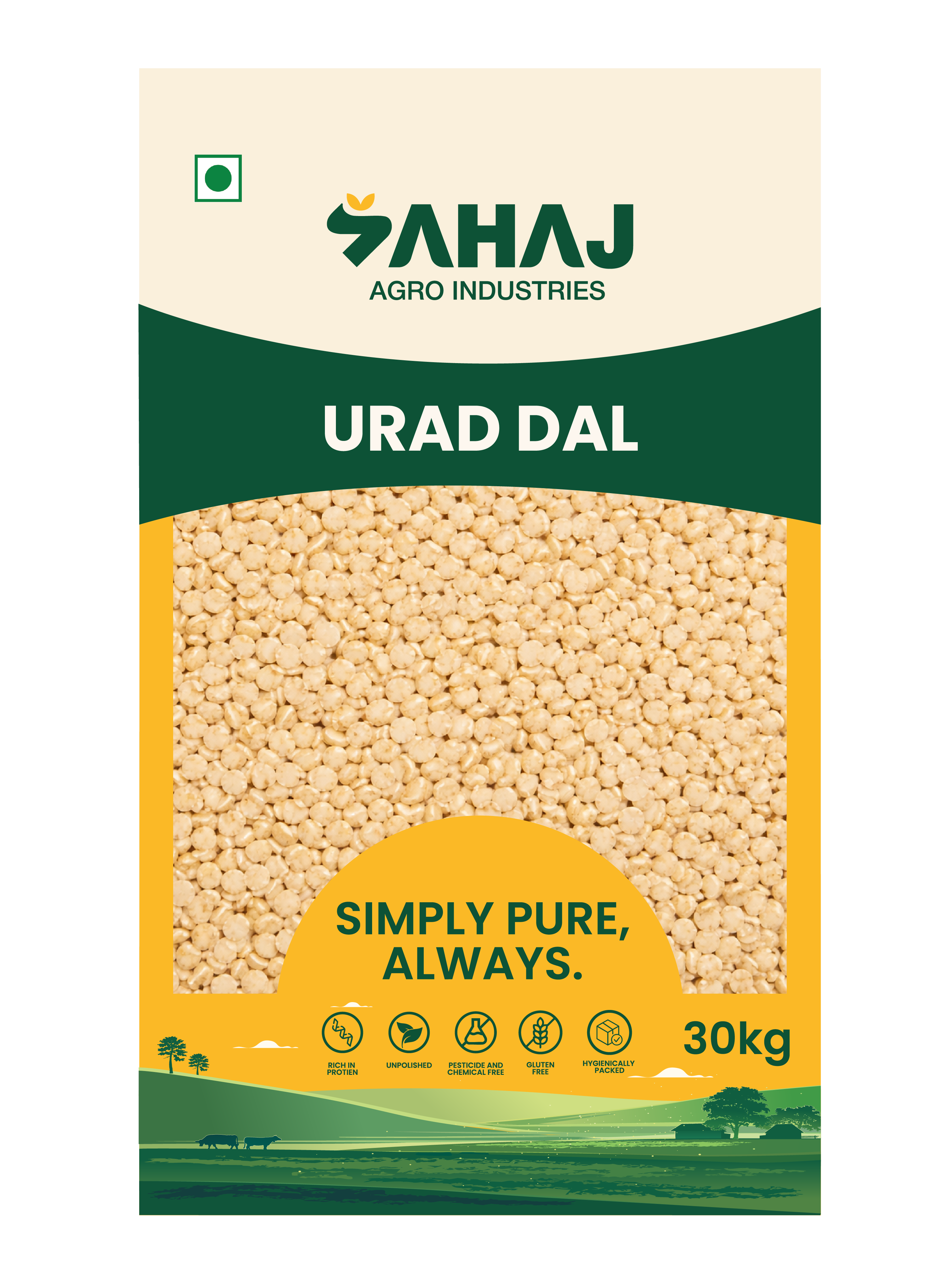 Premium Urad Dal 30kg Pack